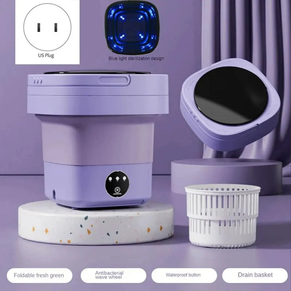 Folding Portable Mini Washing Machine O242