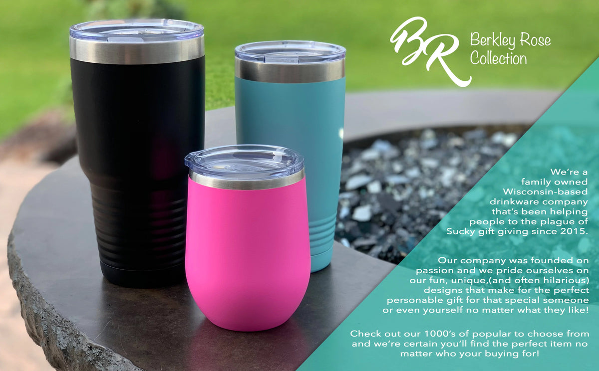 Engraved 12 oz Red Wine Cup Y911795