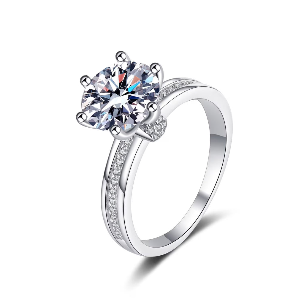 3ct Moissanite Rings 925 Sterling Silver A756296