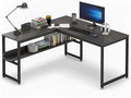 L Shaped Desk 55 inch with Shelves K1351