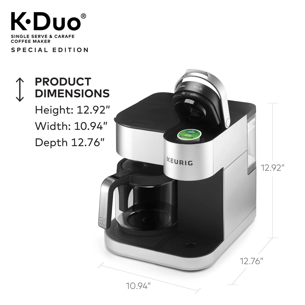 Single Serve K-Cup Pod & Carafe Coffee Maker Q247