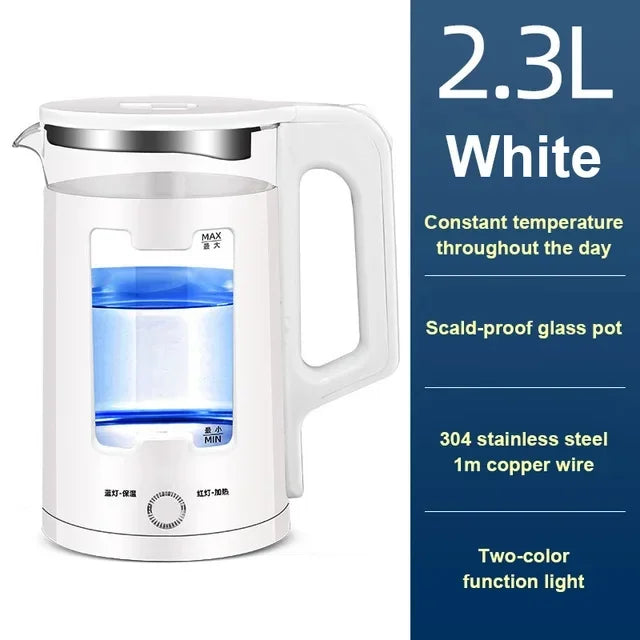 Glass Hot Water Kettle Auto-Power Off V438