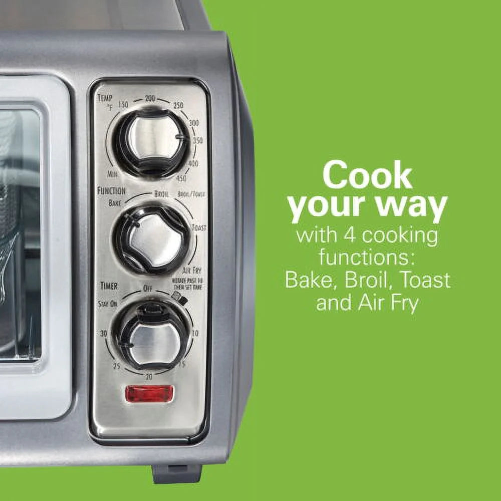 6 Slice Stainless Steel Air Fryer Toaster Oven N640