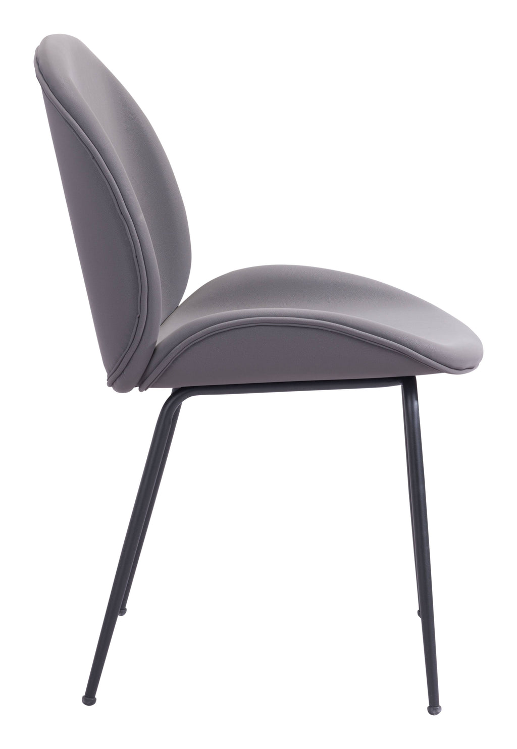 Gray Dining Chair Set of 2 B798614