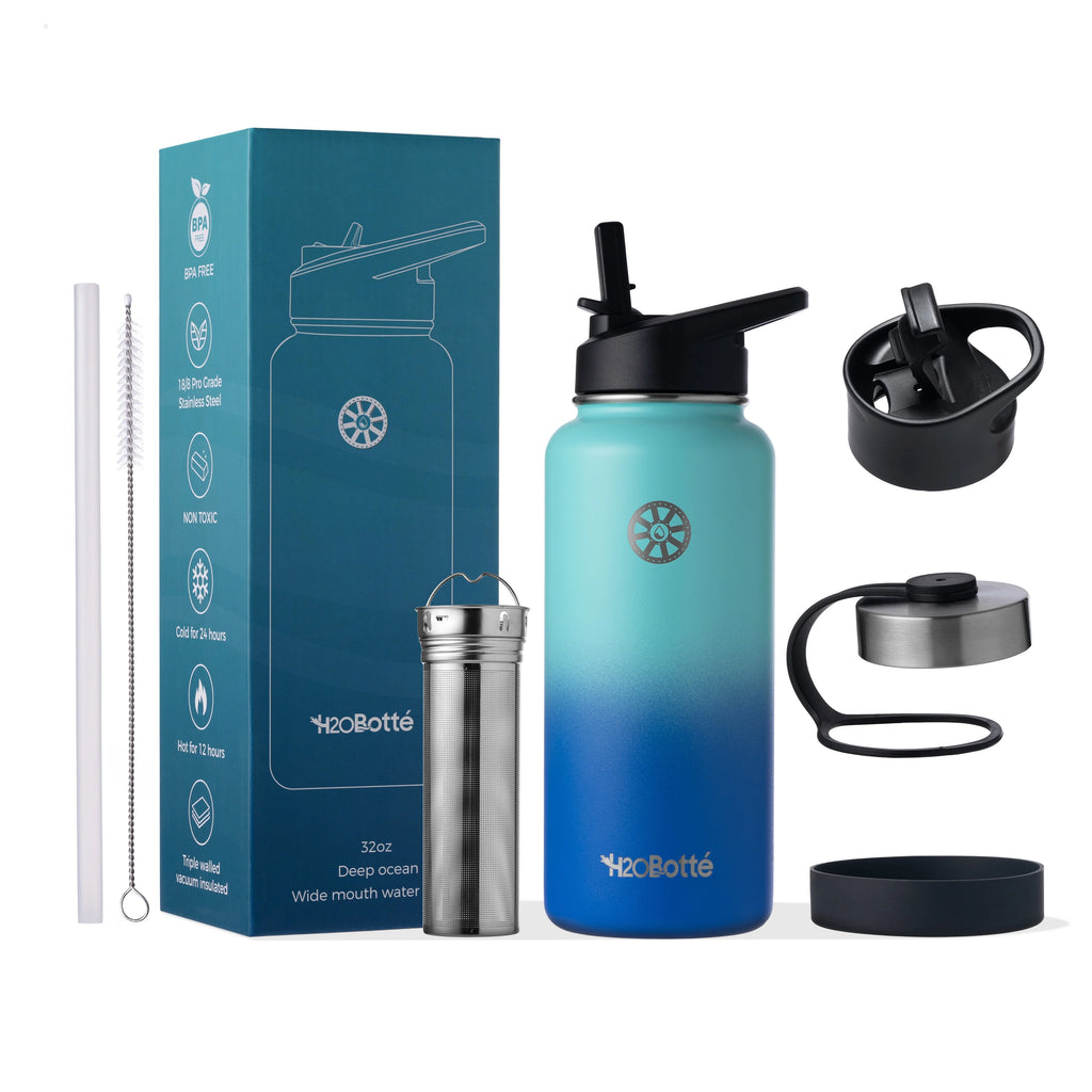 32 oz Stainless Steel Vacuum Insulated Water Bottle H10979