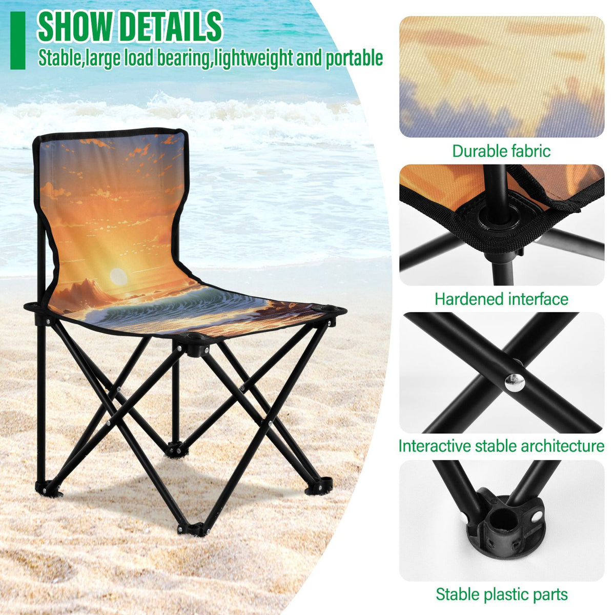 Portable Camping Chair with Carry Bag G15003