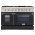 48 in. Natural Gas Range with Black Door J584918