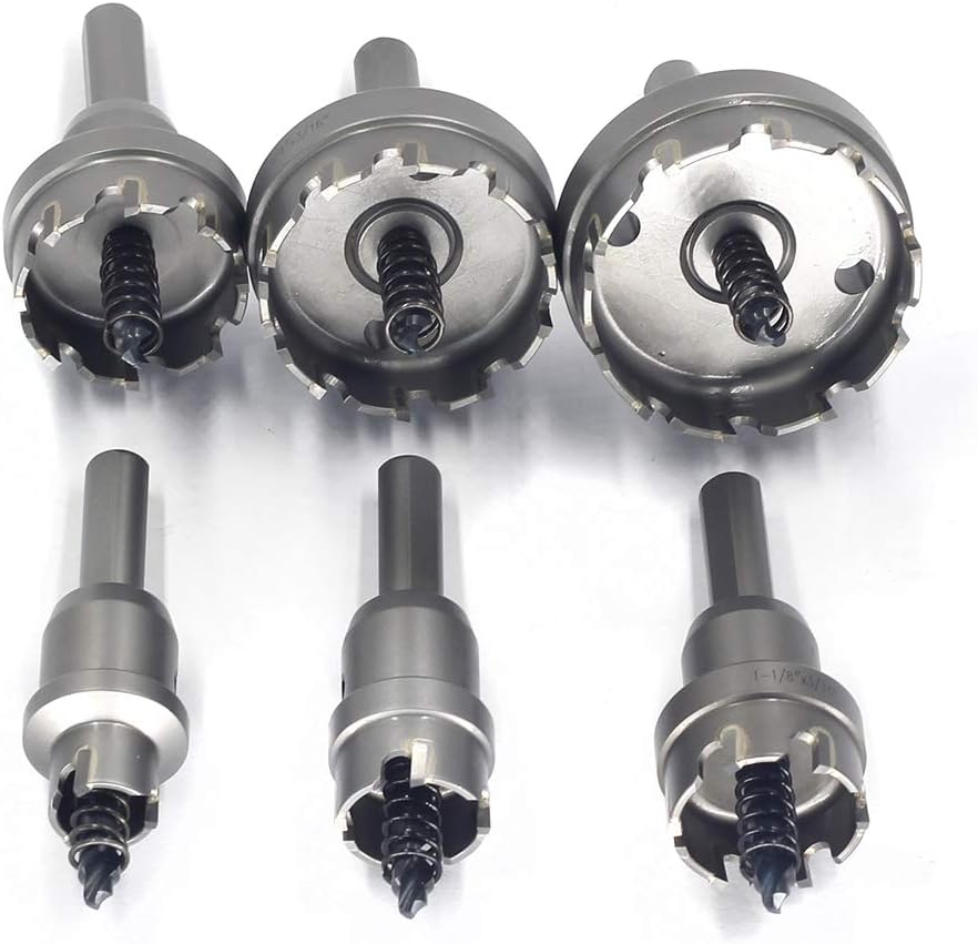 6pcs TCT Hole Saw Set with 3/8 Inch Shank B76596