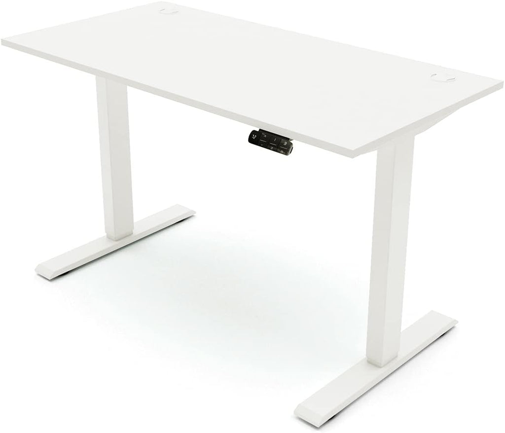 Dual Motor Sit Stand Desk 48 x 24 Inches Height Adjustable Electric Standing Desk with 3 Memory Preset Controller S44447