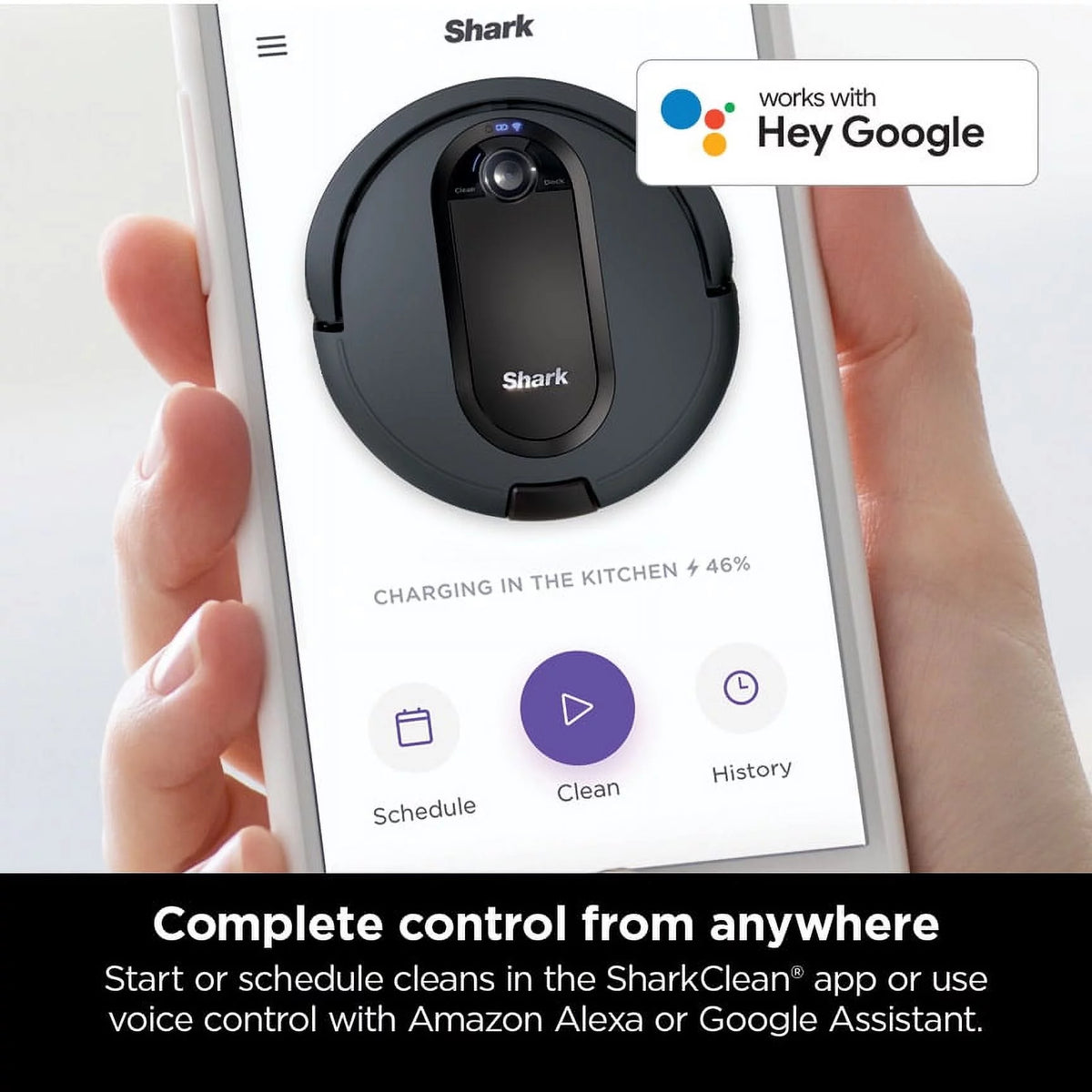 Wi-Fi Connected Robot Vacuum with Self-Empty Base W959905
