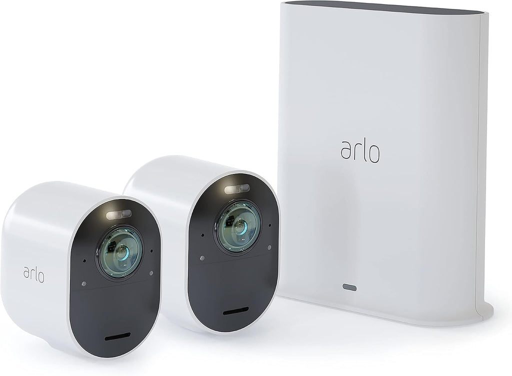 Black 4K Wireless Security Camera System W44414