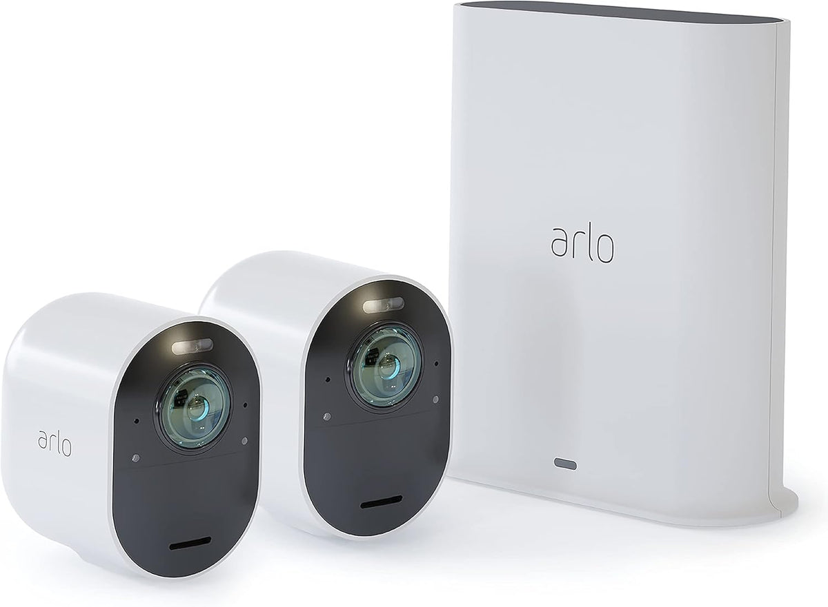 Black 4K Wireless Security Camera System W44414
