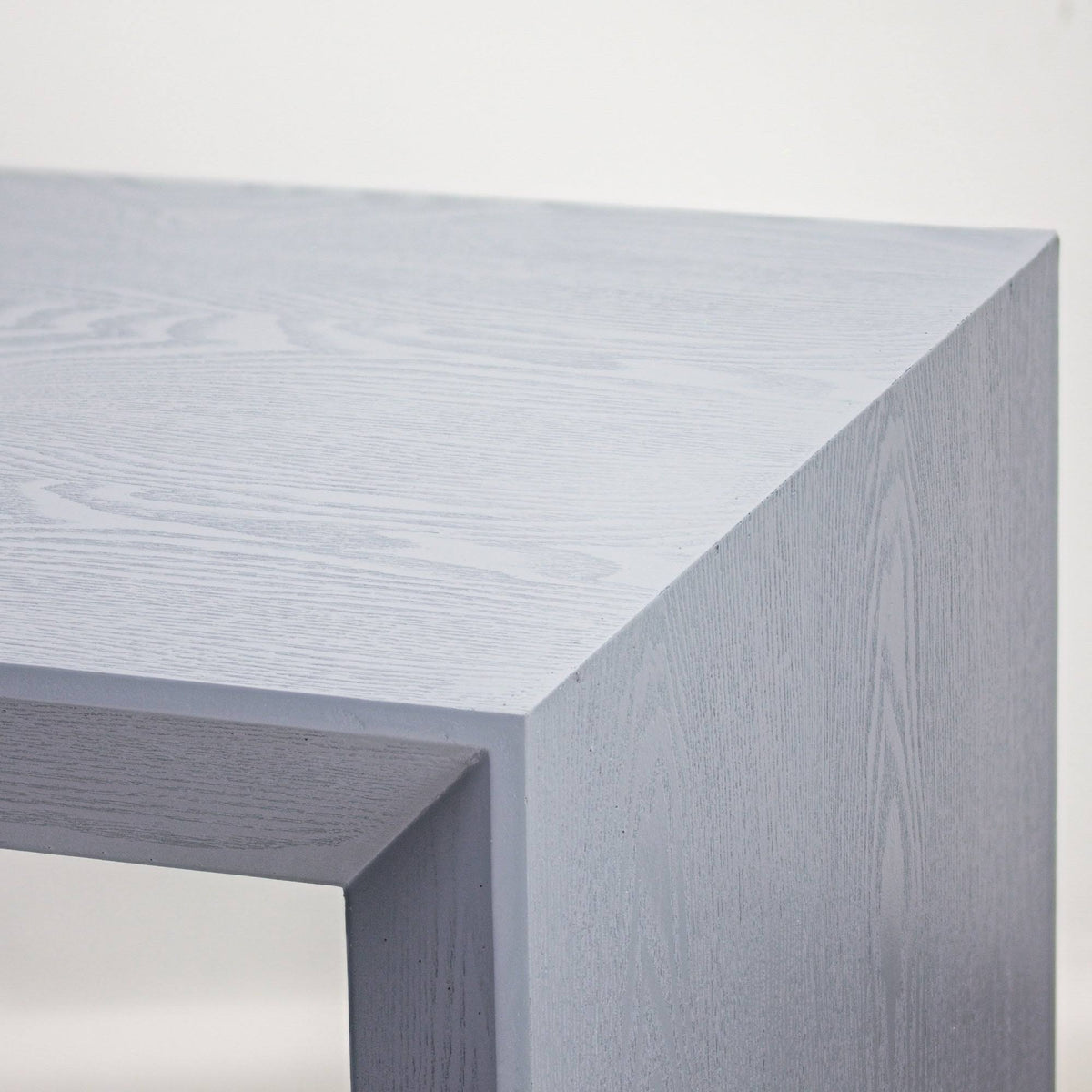 Grey Square Wood Accent Table F4952
