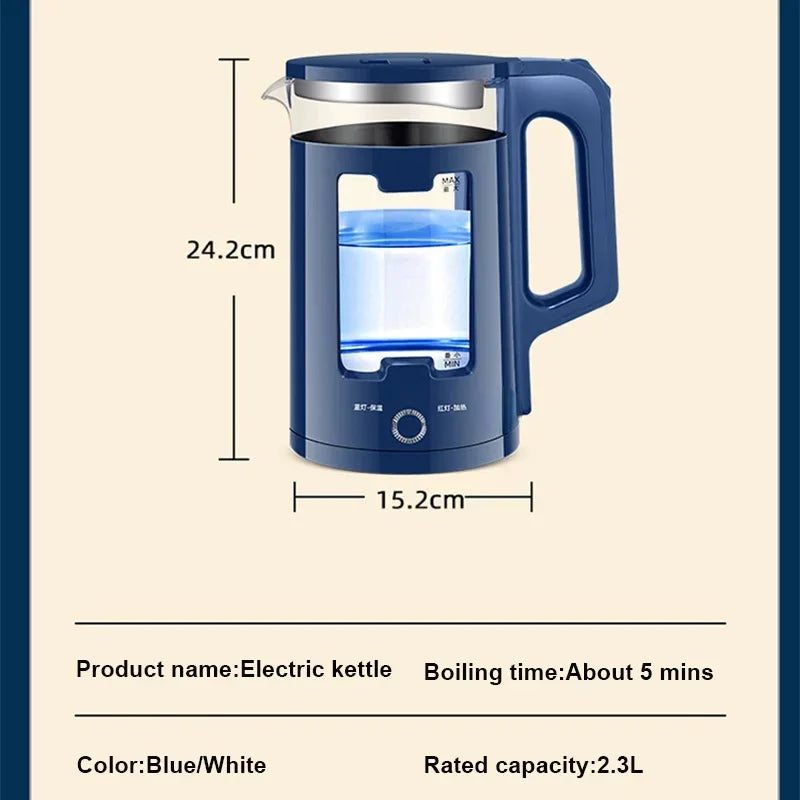 Glass Hot Water Kettle Auto-Power Off V438