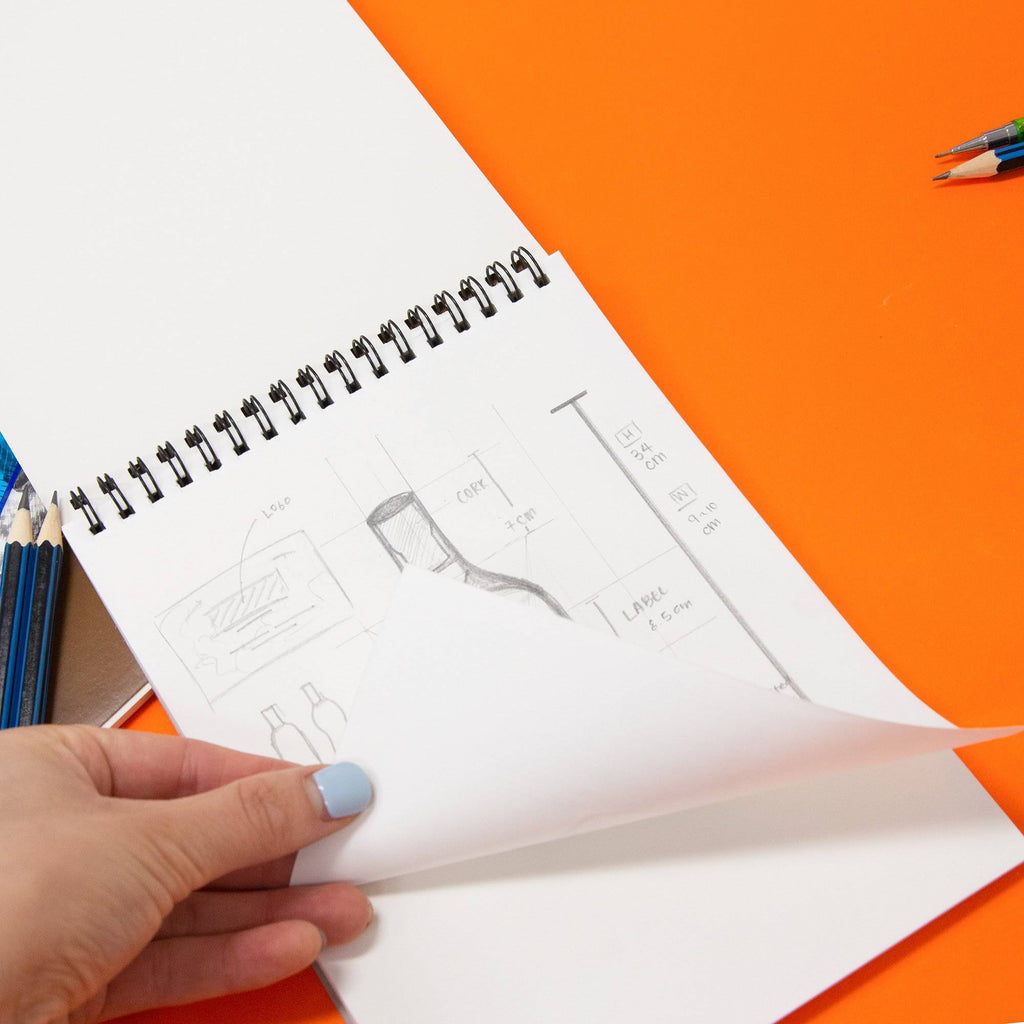 30 Ct 8.5 inch x 11 inch Spiral Sketch Book N58159