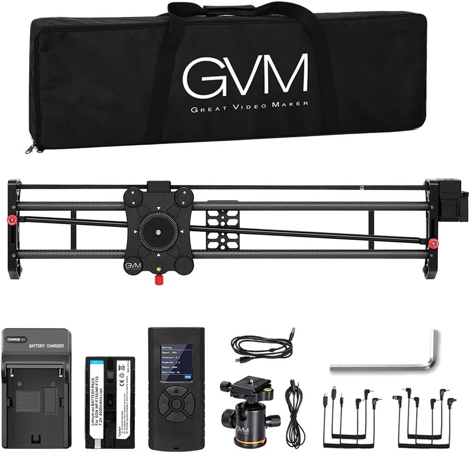 Motorized Camera Slider with Remote Controller V8054