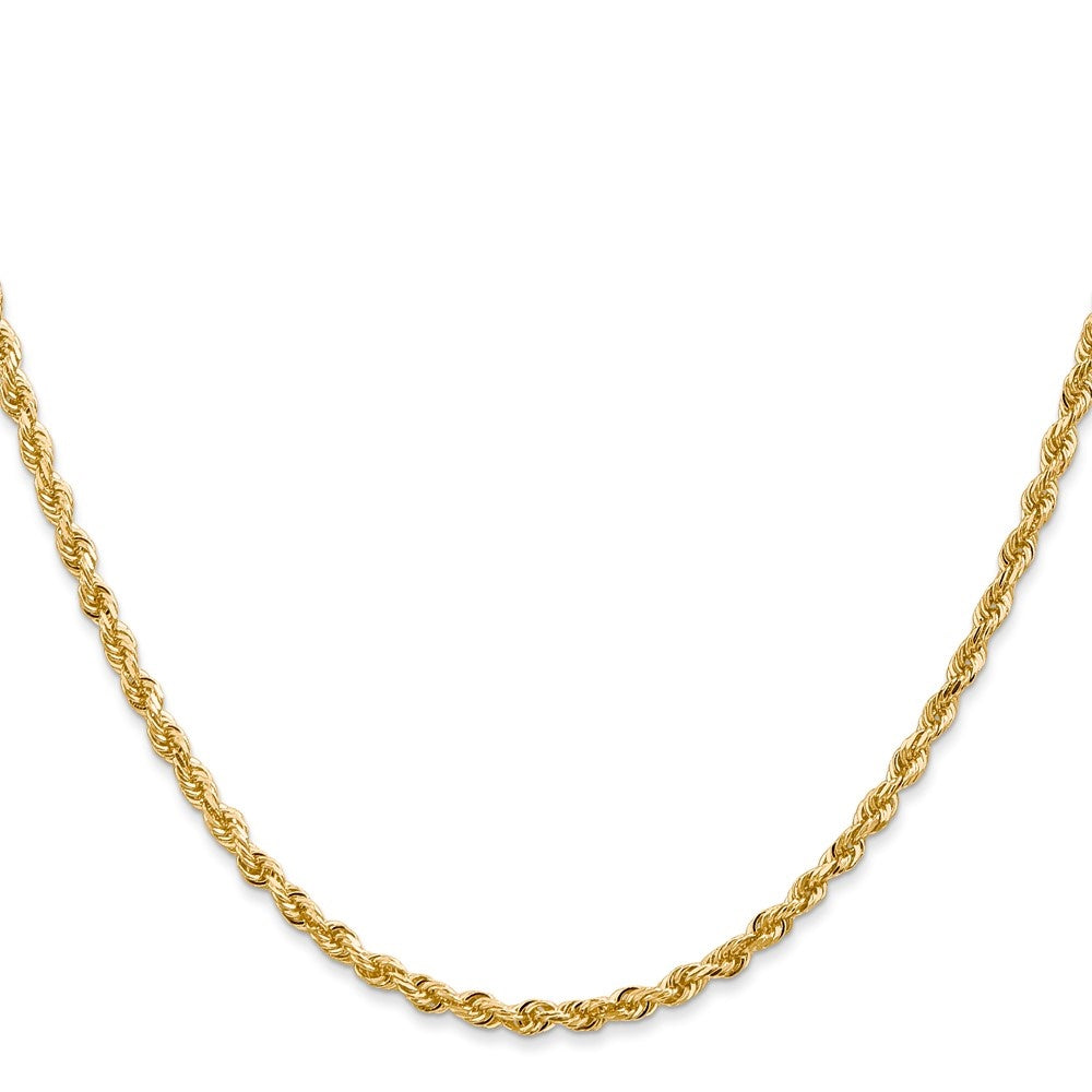 14k Yellow Gold Rope Chain Necklace 16inch I594586