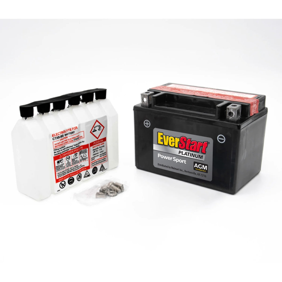 AGM Power Sport Battery Group Size 9BS 12 Volt 120 CCA Z407