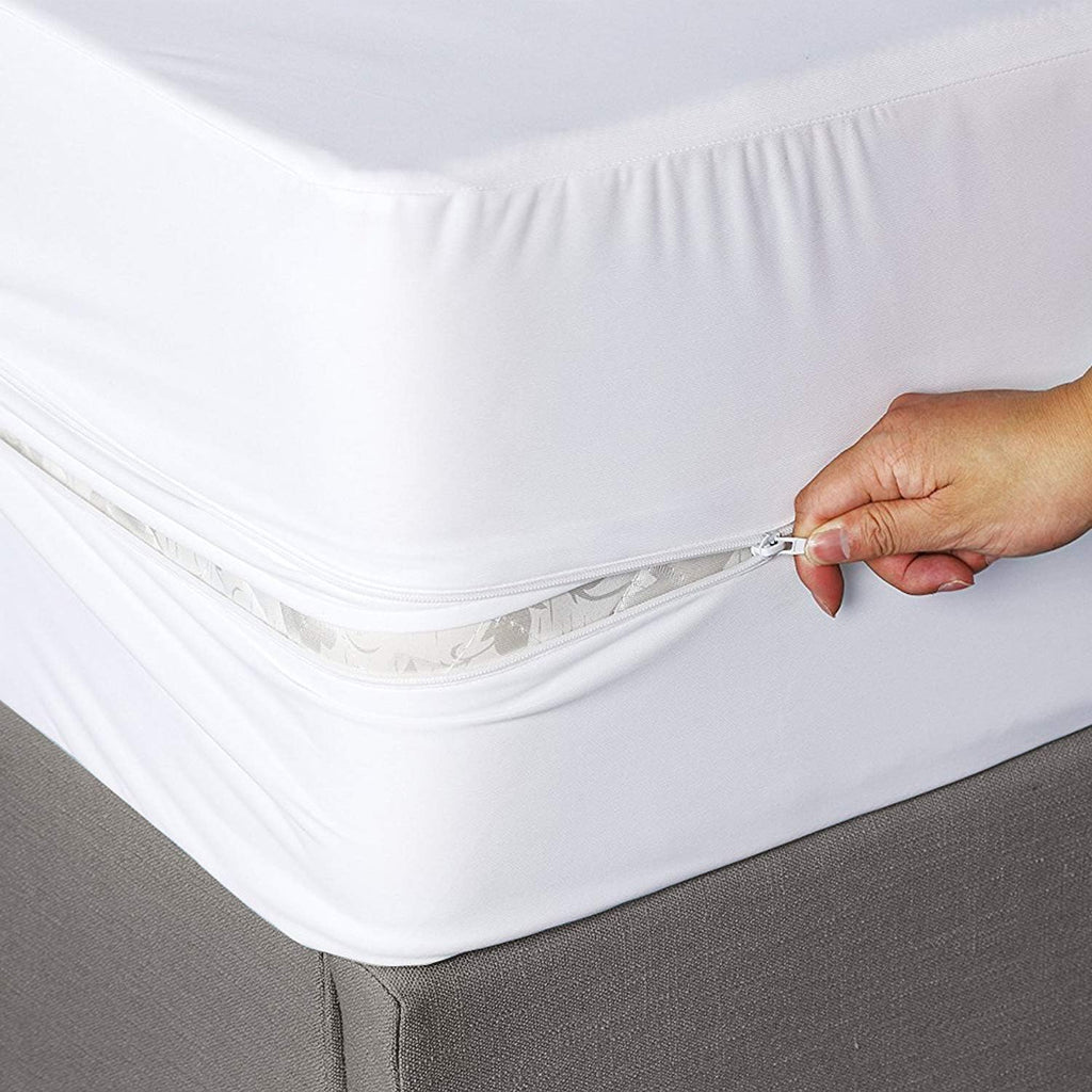 Twin XL 100% Waterproof Zippered Mattress Encasement S6063