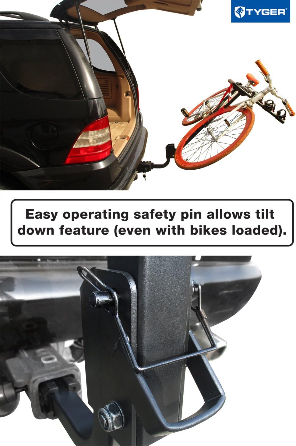 3-Bike Hitch Mount Bicycle Carrier Rack N9229