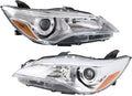 Halogen Headlight Assembly Pair for Toyota Camry 2015 LE/XLE U95406