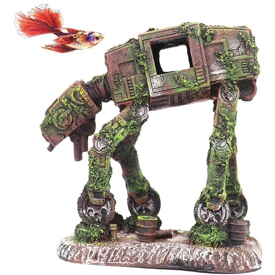 Aquarium Decorations Walking Land Tank Ornament T312