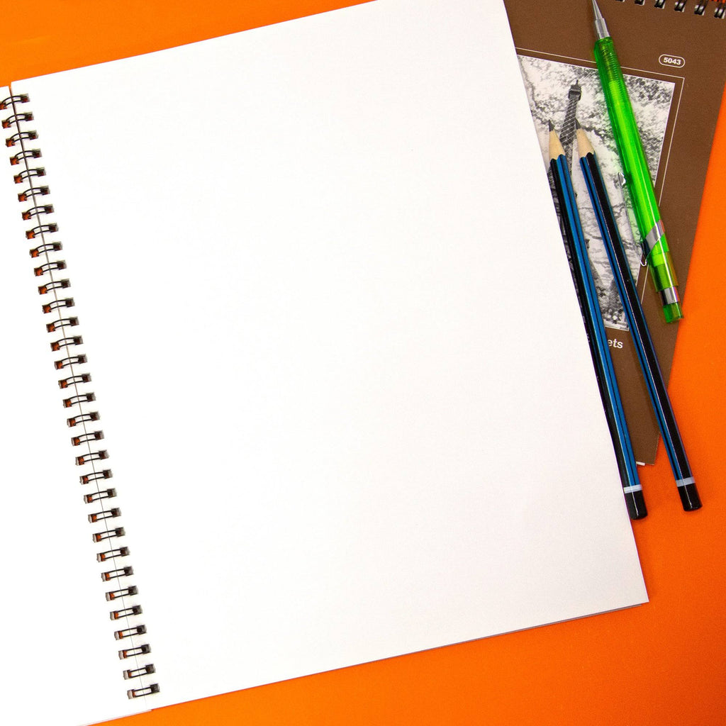 30 Ct 8.5 inch x 11 inch Spiral Sketch Book N58159