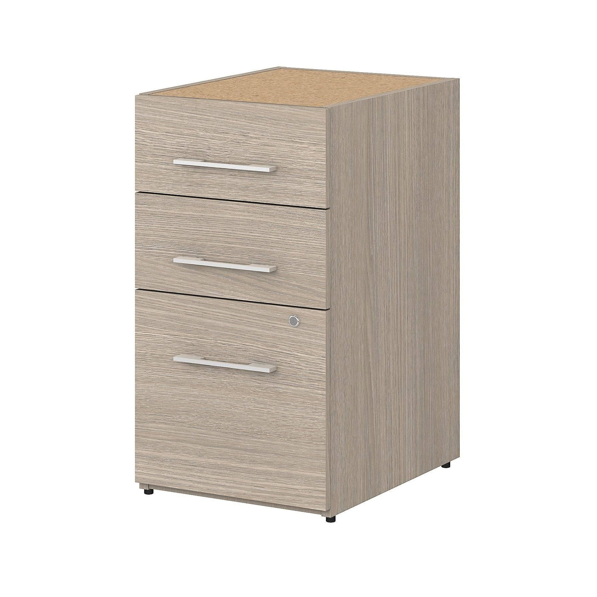 Modern Hickory 3-Drawer File Cabinet F36768