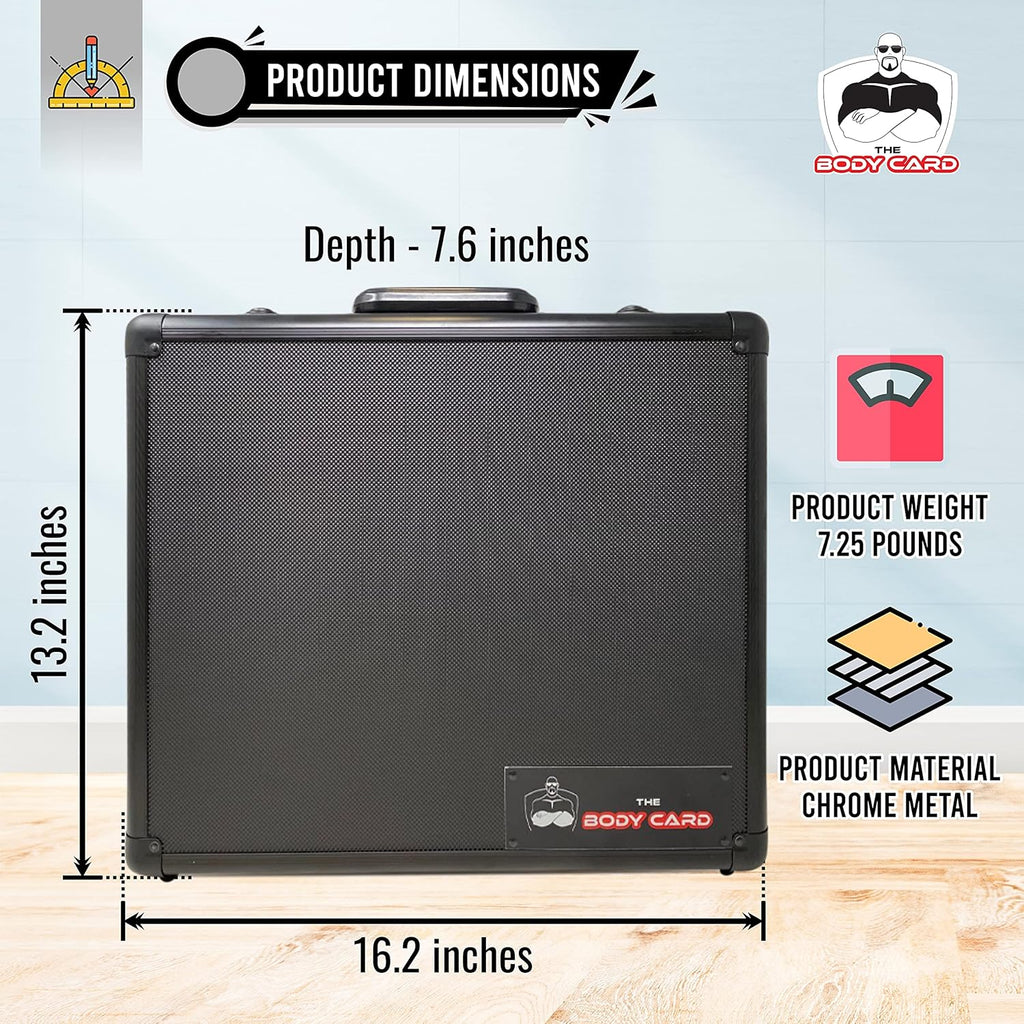 Black Metal Storage Case Pack of 2 E732918