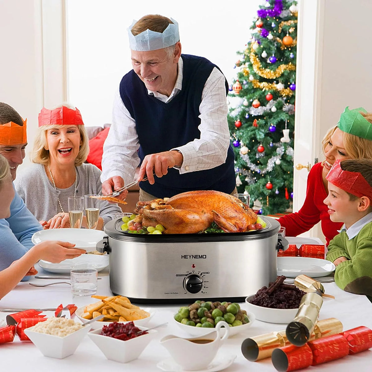 26 Quart Stainless Steel Electric Roaster Oven S10968