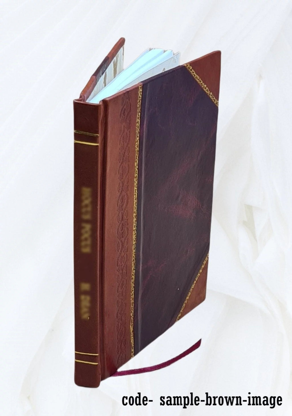 1889 Leather Bound Book K526