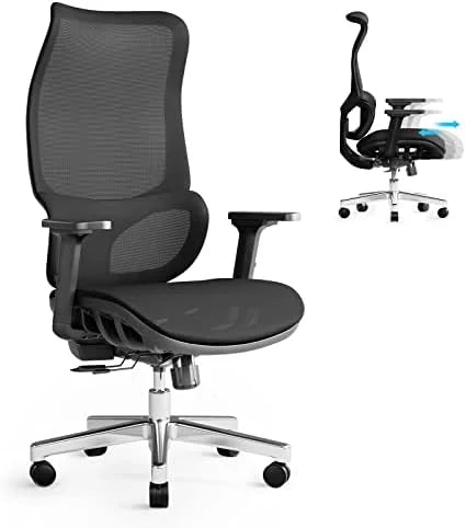 Big and Tall Ergonomic Office Chair 450 lbs with Lumbar Support C8032