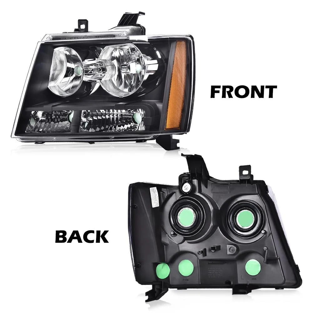 Headlights Assembly for Chevy Suburban Tahoe Avalanche P4078