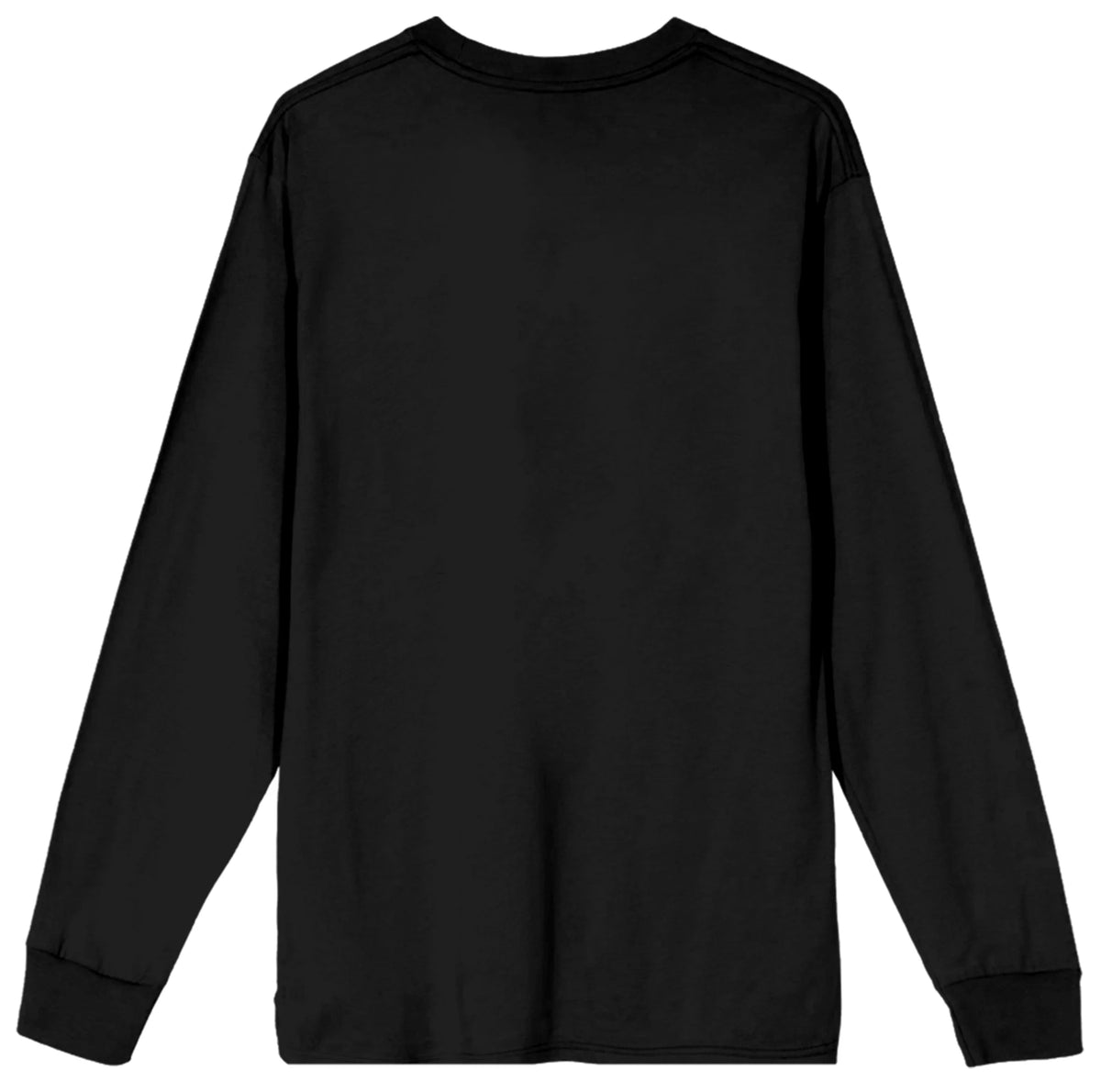 Black Long Sleeve Crew Neck Tee V222