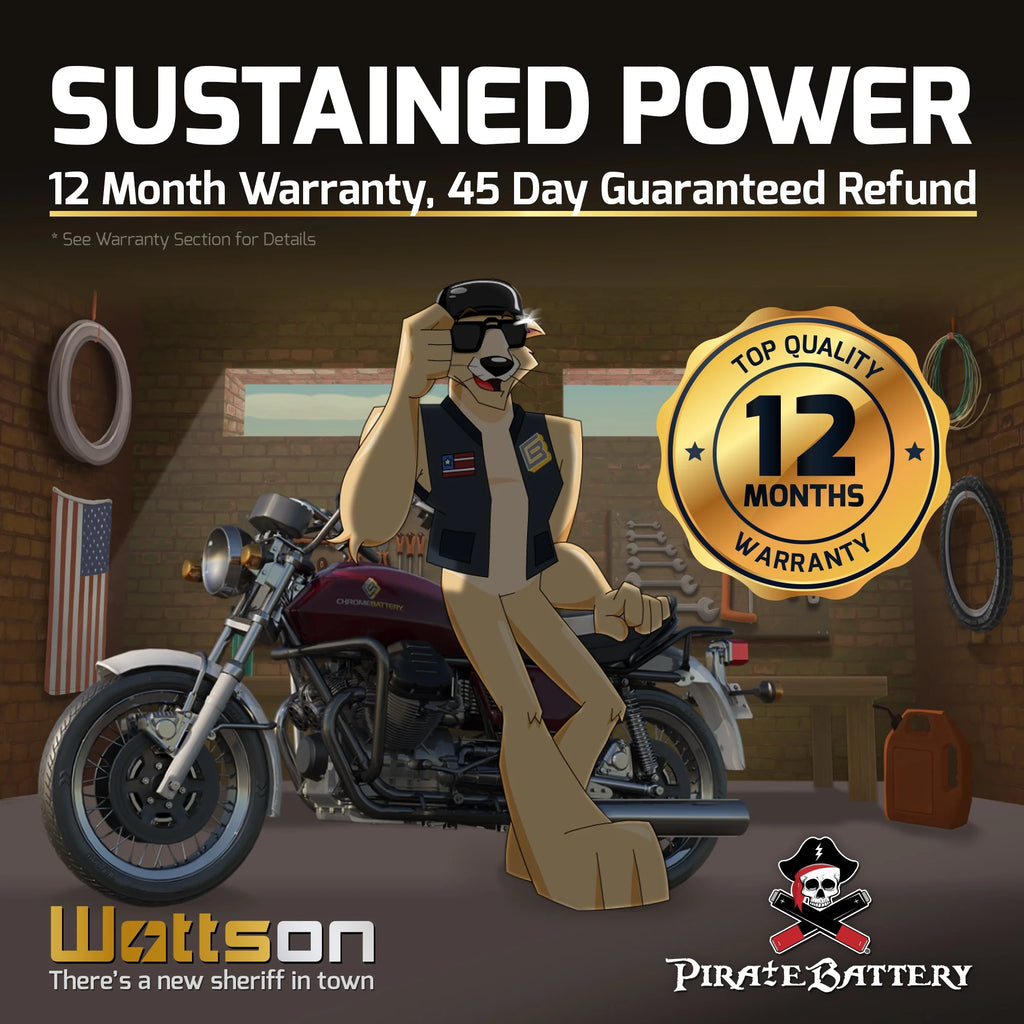 12 Volts 18 Ah 310 Cca Motorcycle Battery H478045