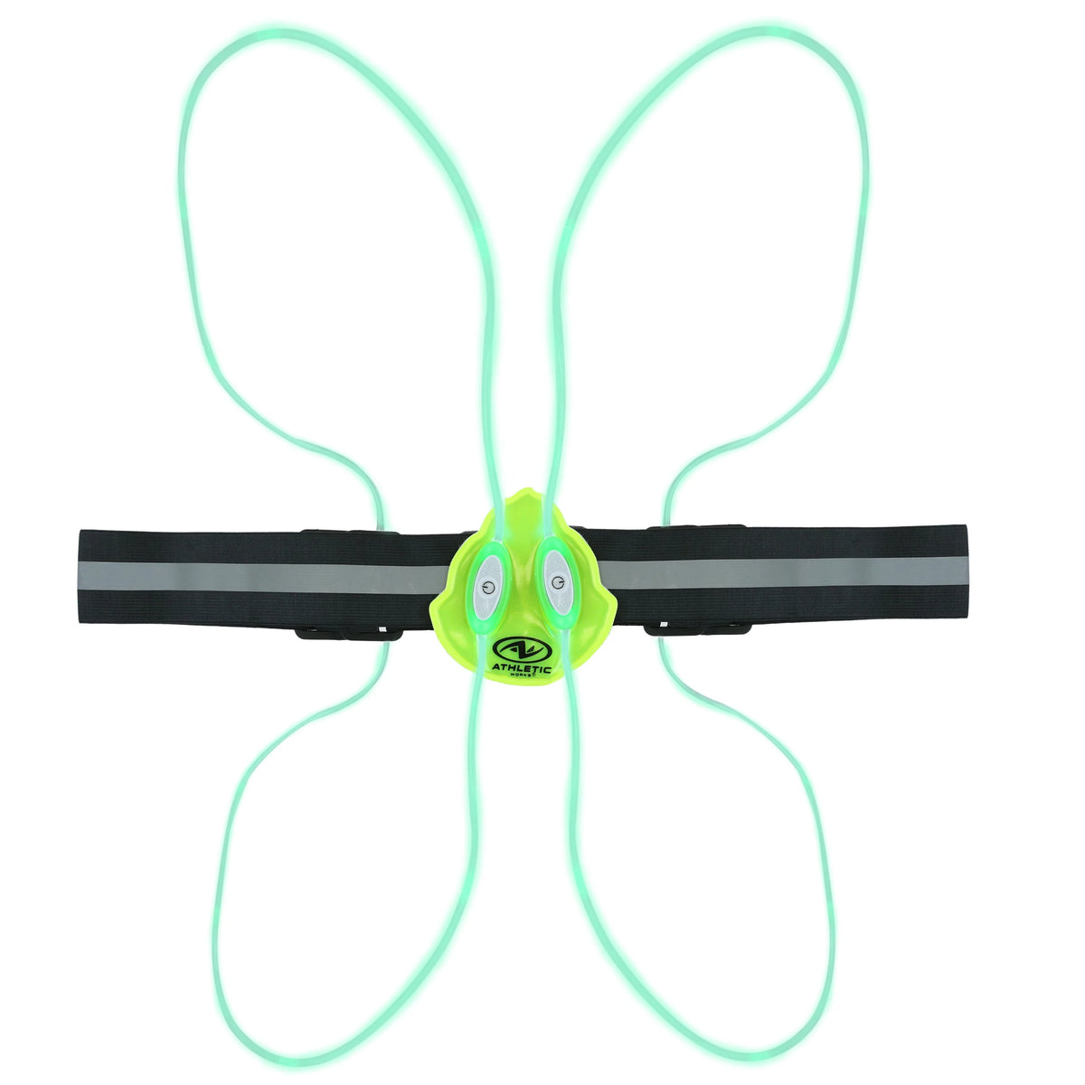Neon Green LED Adjustable Safety Vest S18589