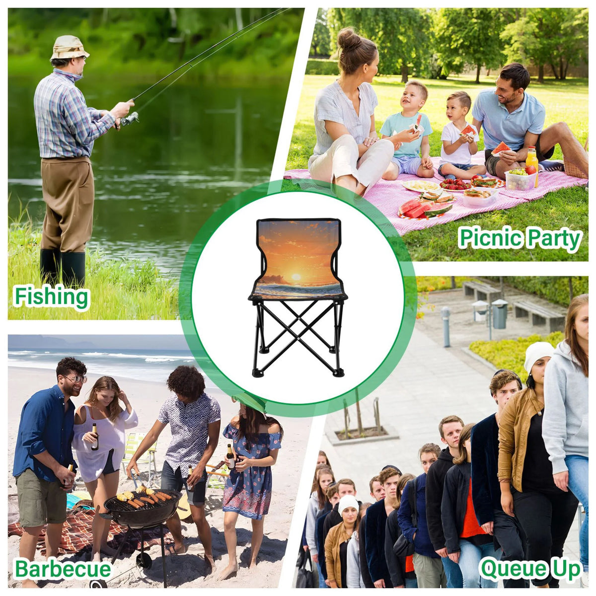 Portable Camping Chair with Carry Bag G15003