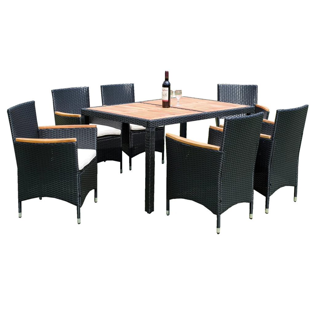 7-Piece Outdoor Patio Wicker Dining Set X26737