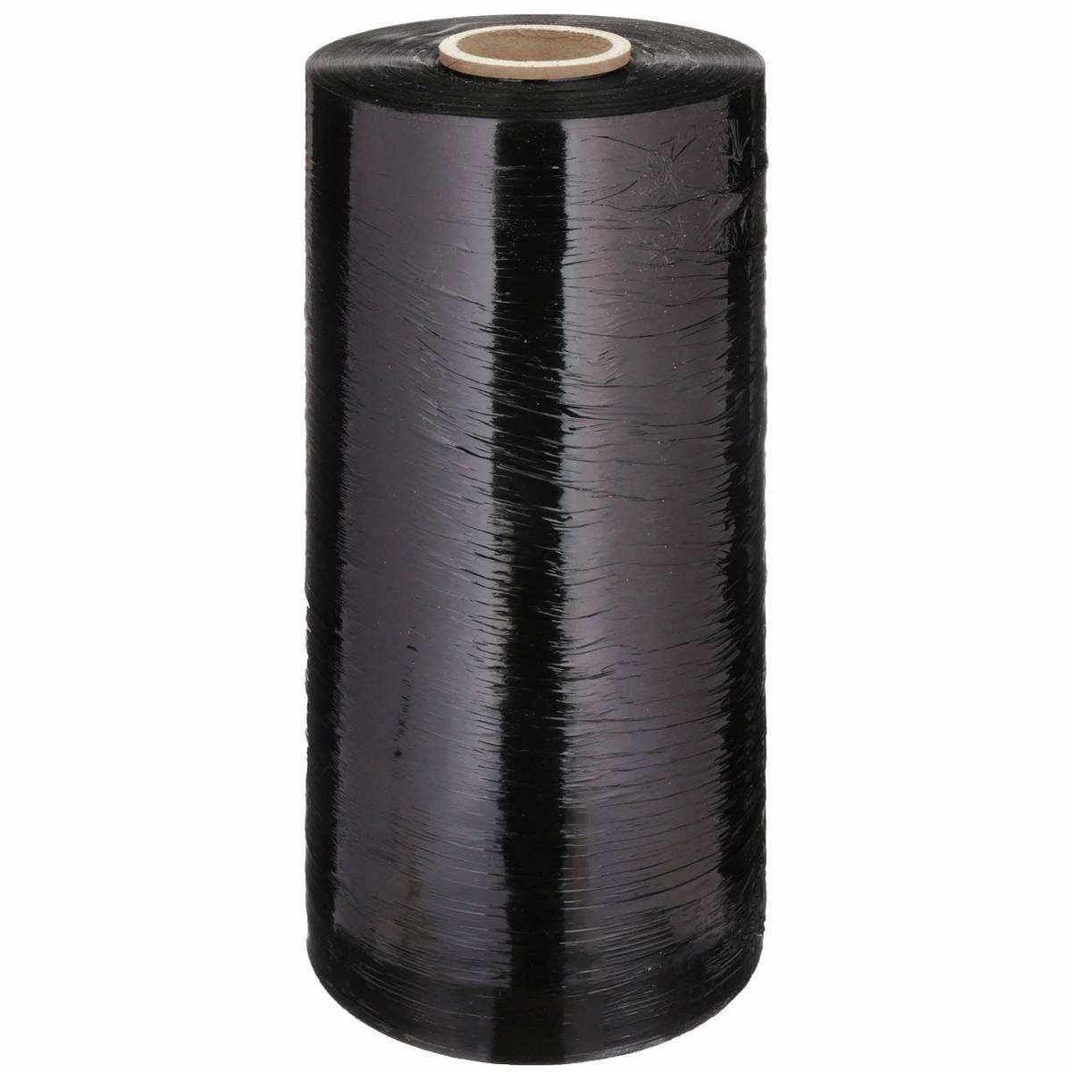 Black Opaque Cast Stretch Wrap 20x22 x 5000 ft Q430750