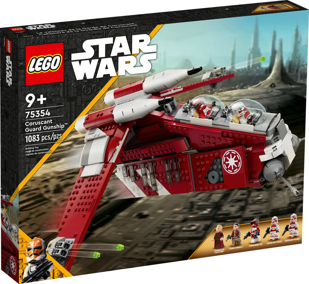 Buildable Star Wars Toy with 3 Clone Trooper Minifigures N80200