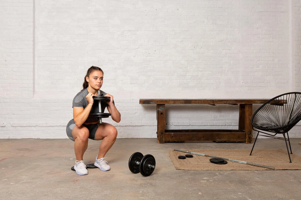 110lb Adjustable Weight Set with Barbell and Dumbbells S9747