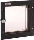 Bronze Small Pet Door with Lock and Key C7383