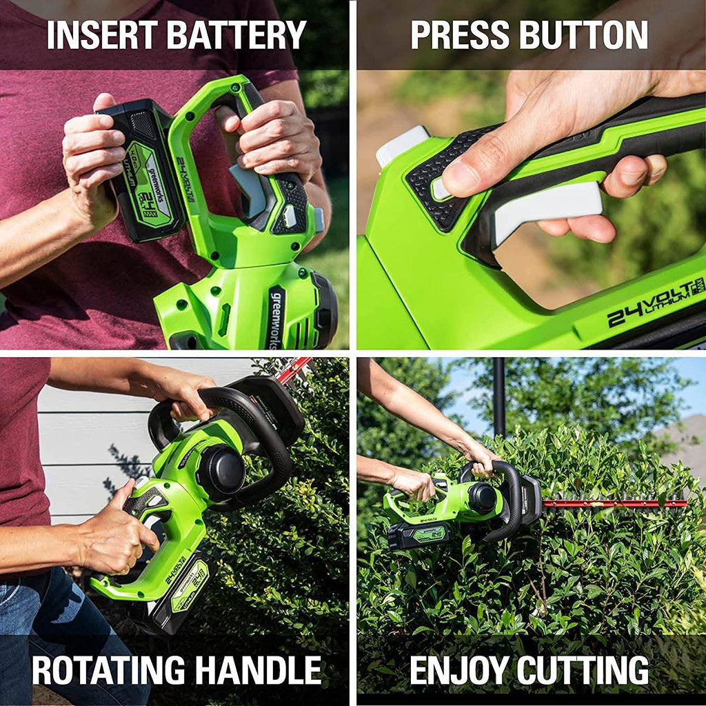 24V Cordless Handheld Leaf Blower with 2.0 Ah Battery and Charger N30962