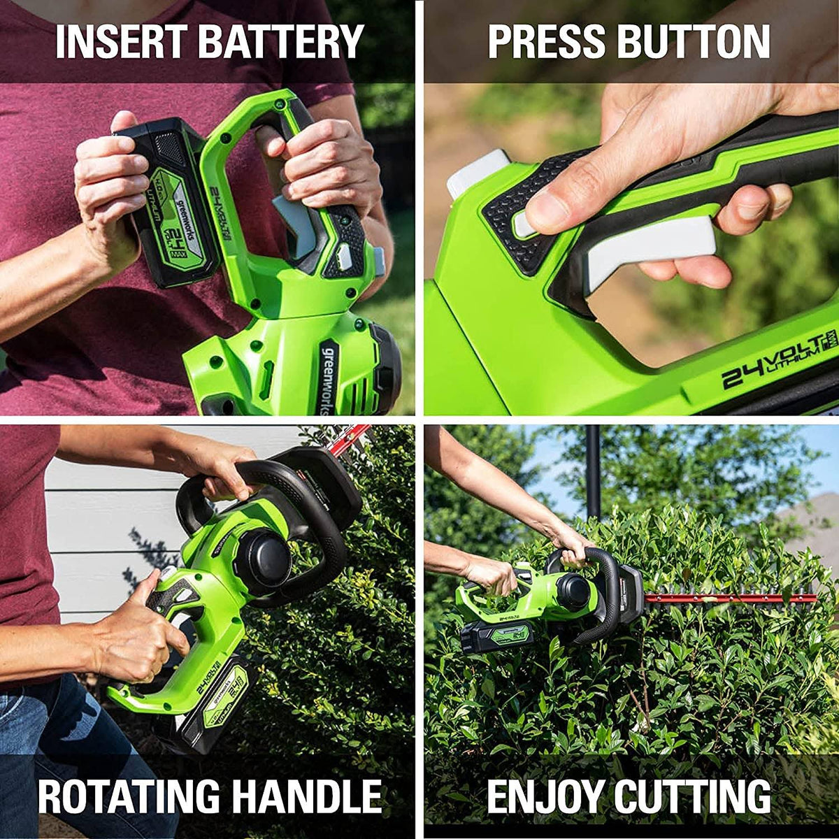 24V Cordless Handheld Leaf Blower with 2.0 Ah Battery and Charger N30962
