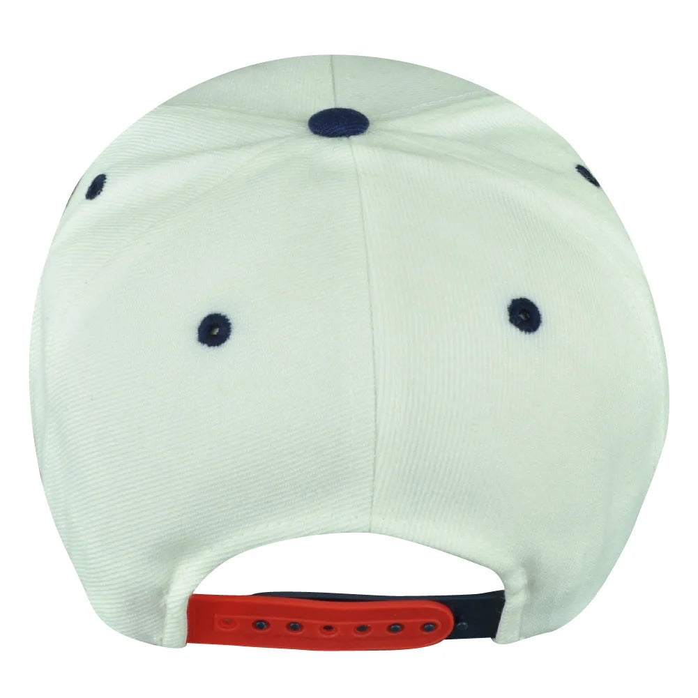 White Adjustable Snapback Hat Cap P679