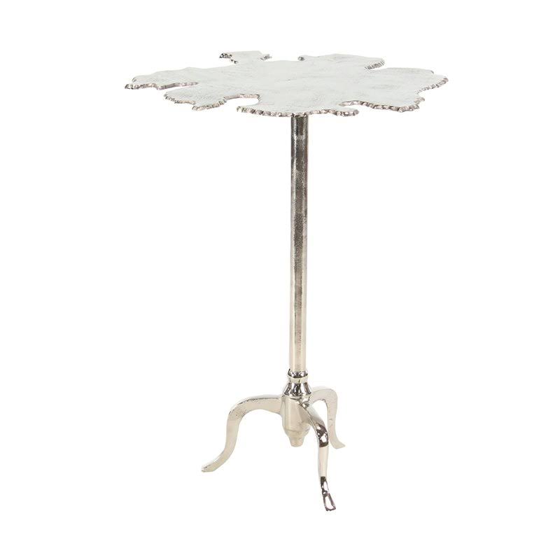 Silver Aluminum Accent Table K1147
