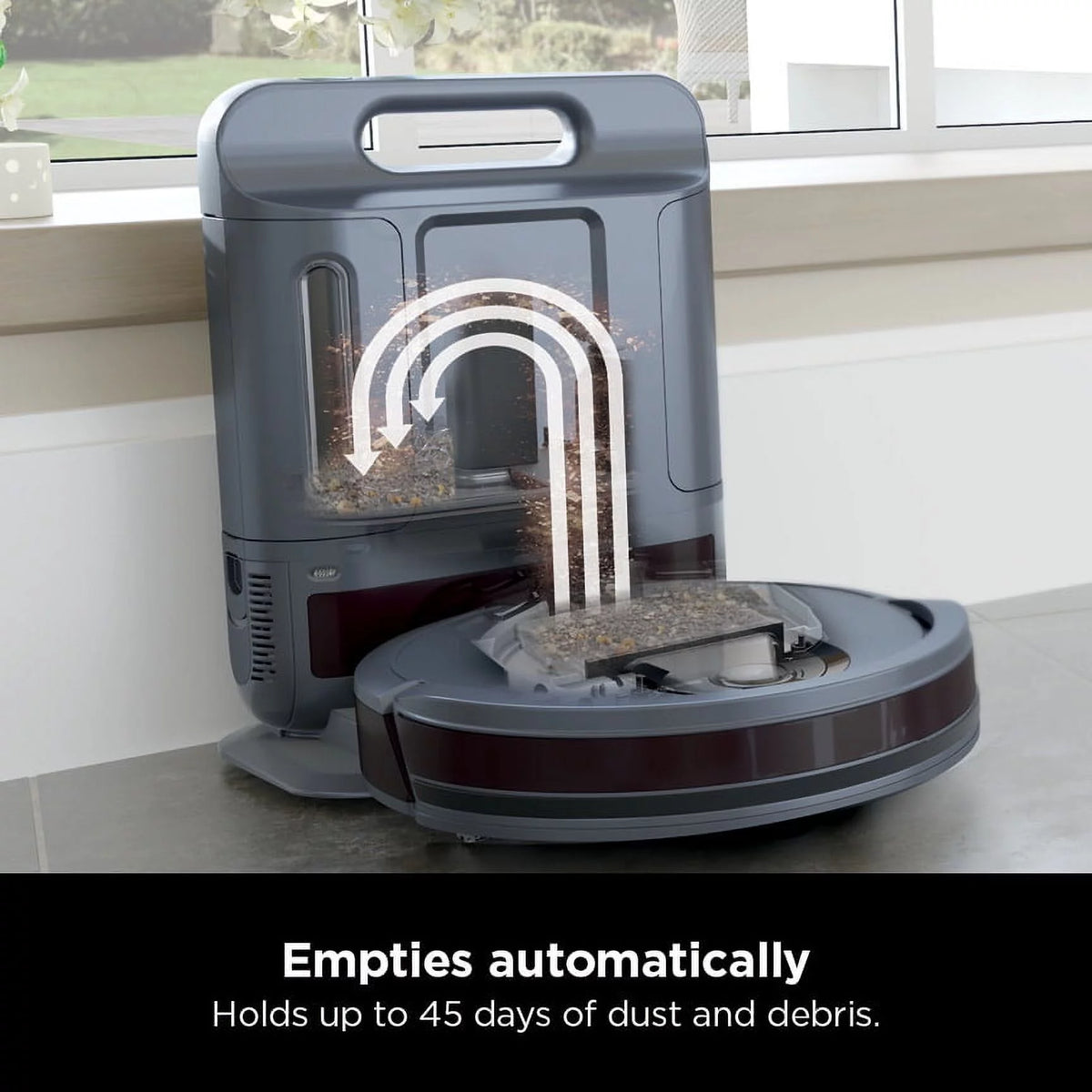 Wi-Fi Connected Robot Vacuum with Self-Empty Base W959905