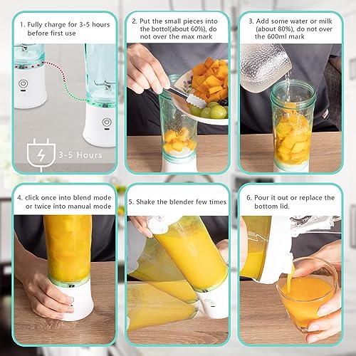 Rechargeable Personal Blender with 600ML Travel Cup X131946