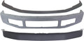 Front Bumper Set of 3 Paintable With Molding Holes C269