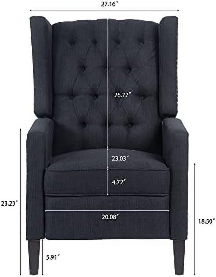 Recliner Chair with Wing Back Upholstered Lounge Sofa Chair F84676
